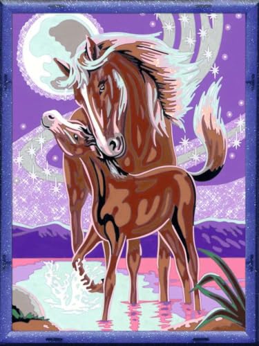 Ravensburger CreArt 28555 - Horse Whispers - Peinture par Nu