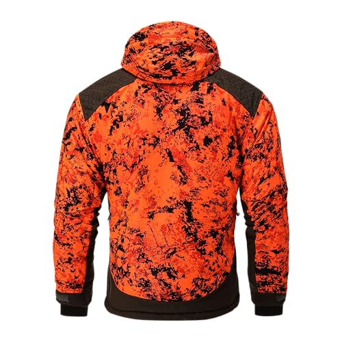 Full mundur Veste de chasse camouflage orange, veste dhiver 