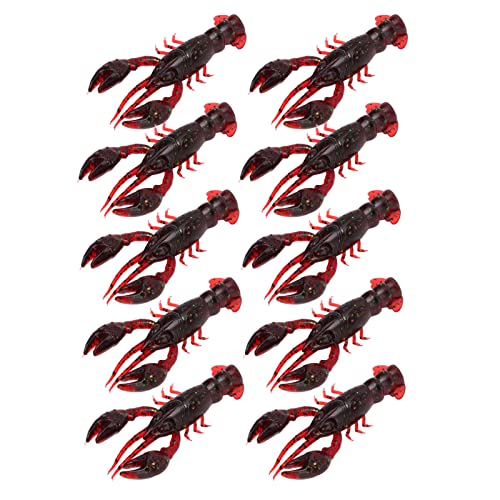 Lot de 10 leurres de pêche souples, leurres de pêche souples