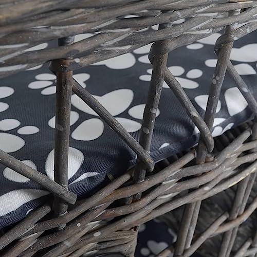 Ordellia Maison pour Chat en Saule avec Coussin Moelleux pou
