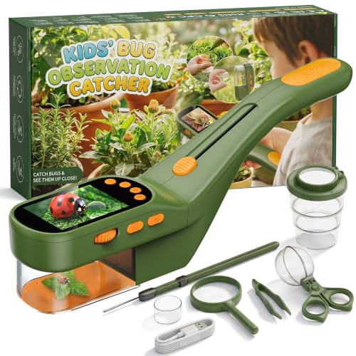 CIMELR Attrape Insecte 2,4 HD Microscope - Jouet Nature pour