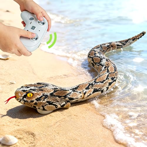 HILKKET Serpent Télécommandé, 64cm Serpent Python Radiocomma