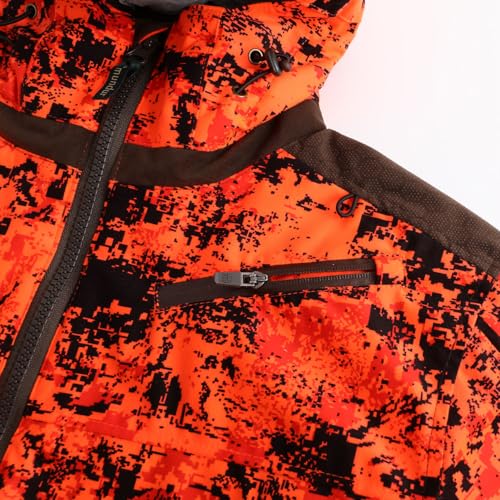 Full mundur Veste de chasse camouflage orange, veste dhiver
