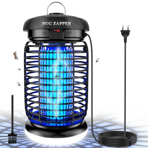 WUEAOA Lampe Anti Moustique avec éclairage LED, 4200V 15W UV