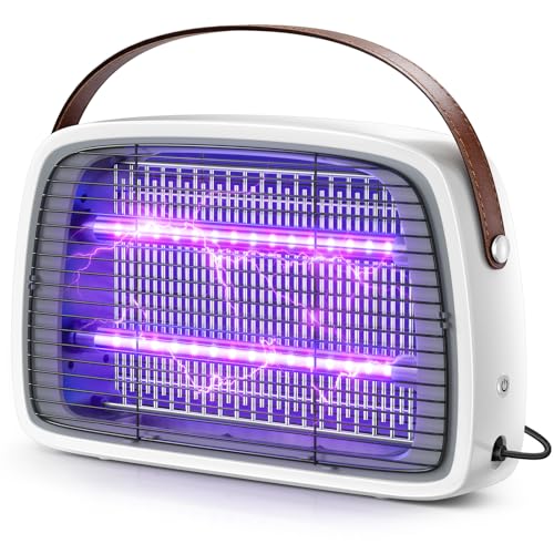 Lampe Anti Moustique,4200V 2x20W LED Tue Mouche Electrique, 