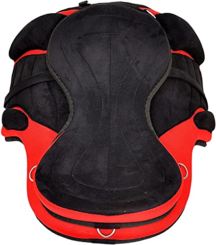 Selle de cheval sans arçon Freemax en matériau synthétique a