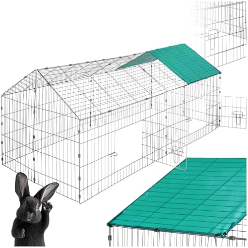 tectake® Clapier Lapin Exterieur Cage Cochon dInde Cage Lapi