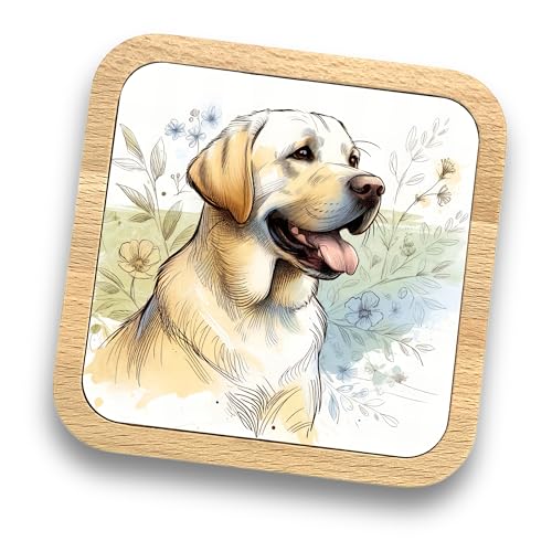 Dessous de verre en bois Labrador Retriever - Plus de 20 rac