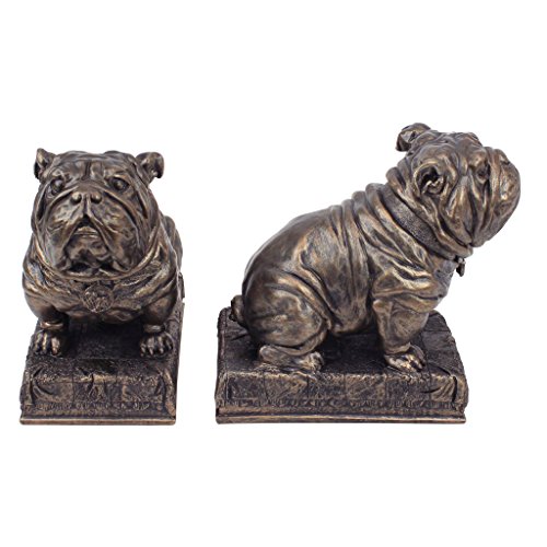 Design Toscano Mascotte Bouledogue Décor Britannique Statues