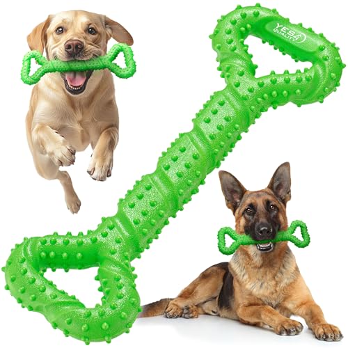 YES4QUALITY - Jouet à mâcher pour Chien - 33 cm, Vert - Os r