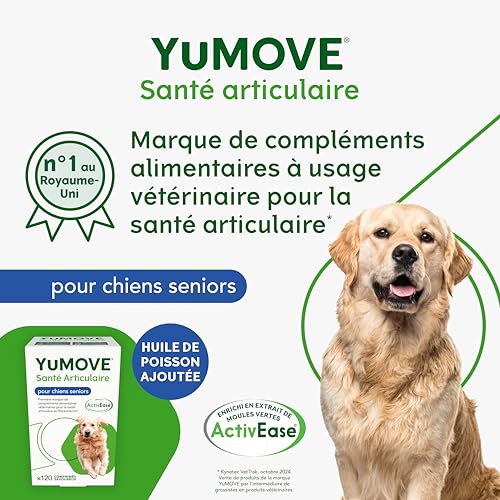 YuMOVE Arthrose Chien Senior 8+ Ans - 120 Comprimés - 170mg 