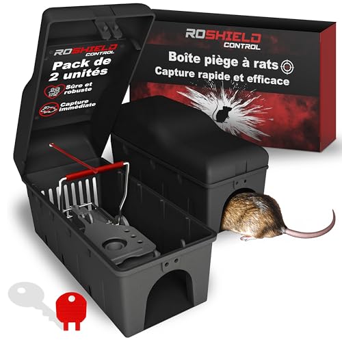 Boîte pour piège à Rats Roshield : Boîte de sécurité Facile 