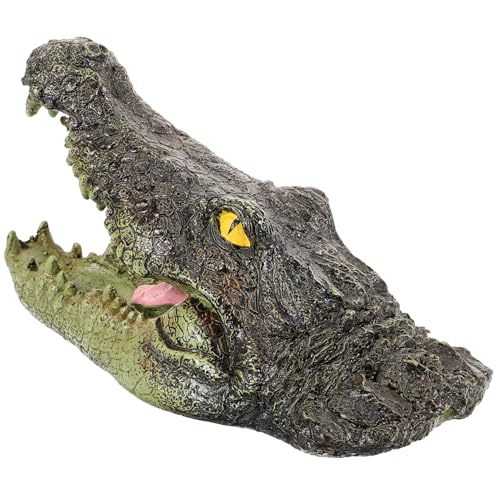PHENOFICE Décoration de Jardin Tête de Crocodile Flottante R