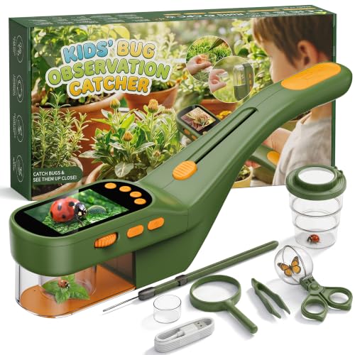 CIMELR Attrape Insecte 2,4 HD Microscope - Jouet Nature pour