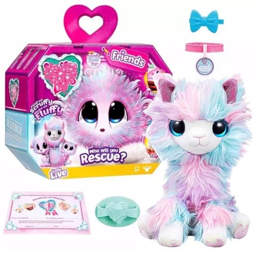 Ghzste Jouet en Peluche Chat Moelleux, Animal en Peluche de 