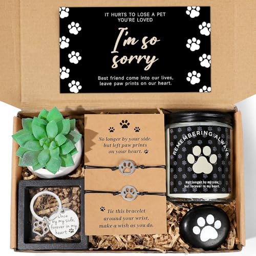 iAOVUEBY Cadeau de condoléances pour perte de chien, cadeau 