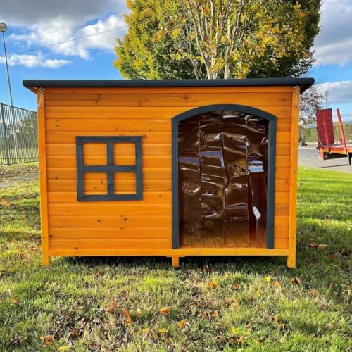 Animal Valley - Niche à Chien avec Isolation - Bois et Shing