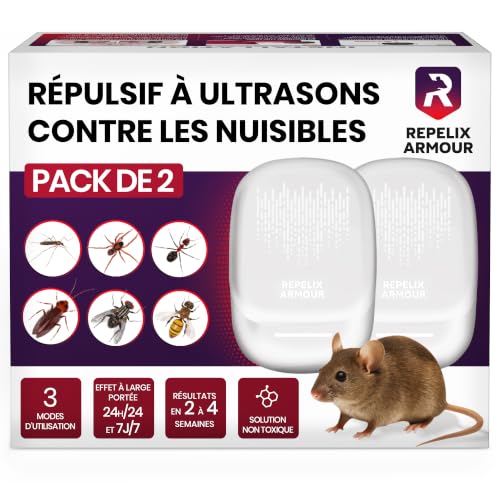 Repelix Armour Répulsif À Ultrasons Contre Les Nuisibles pou