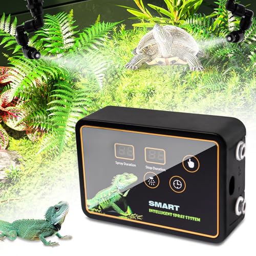 GuKKK Brumisateur Terrarium Reptiles Plantes,Système Humidif