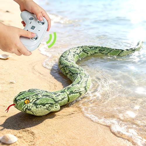HILKKET Serpent Télécommandé, 64cm Serpent Python Radiocomma