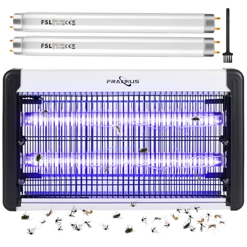 fraxinus Lampe Anti Moustique 20W, Tue Mouche Eléctrique, UV