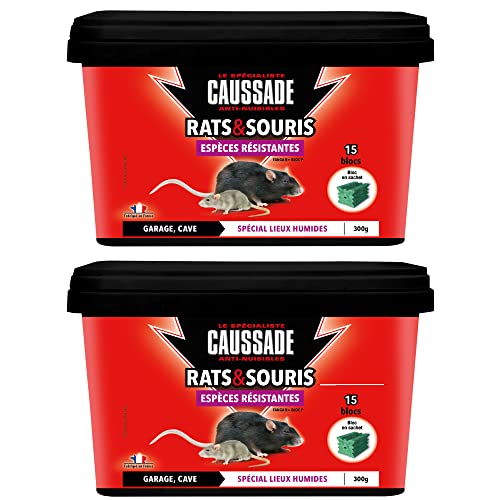 CAUSSADE Anti Rats & Souris - Efficacité Radicale - Lieux tr