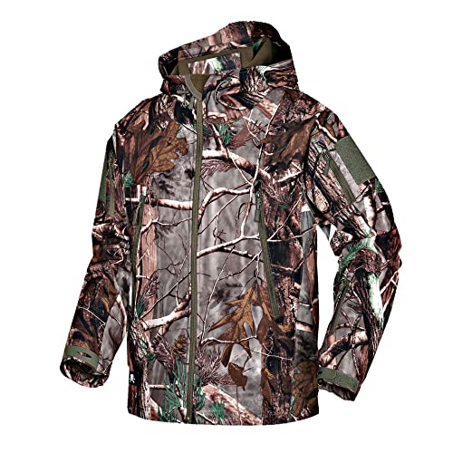 Kelmon Hommes Tactique Vestes Softshell Extérieures Doublure