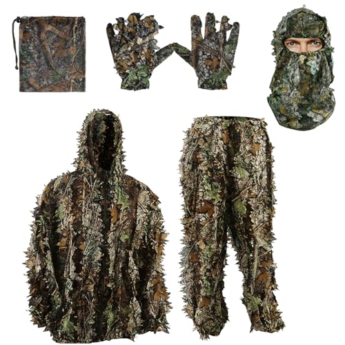 Tenue Camouflage Militaire Ghillie 3D Photo Animalière Chass
