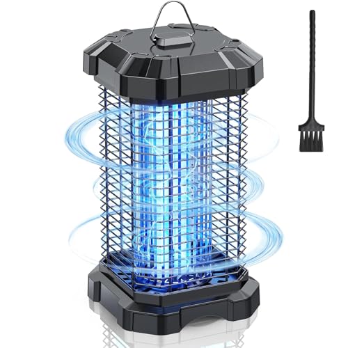 Jawlark Lampe Anti Moustique Électrique 4200V, Piege a Mouch