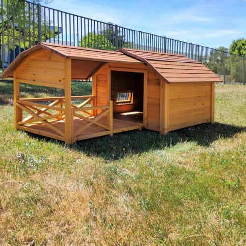 Animal Valley - Niche pour Chien Cheyenne avec terrasse - Bo