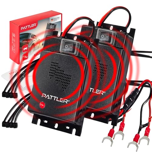 PATTLER Boîtier Anti Martre Voiture - Répulsif Ultrason Anti