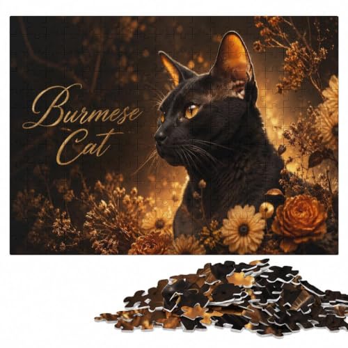 Adorable Burmese Cat Puzzle pour Adultes
