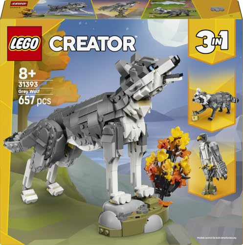 LEGO Creator 3-en-1 Les Animaux de la forêt : Le Loup Gris 3