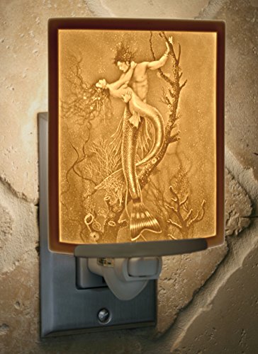 Sirène et Triton (Mythologie) - Courbes Xyline Porcelaine lu