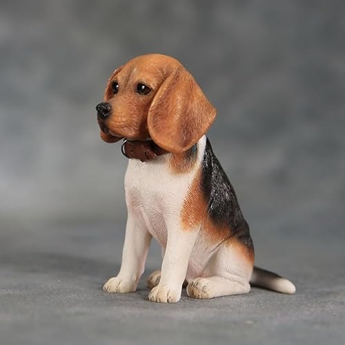 AMITD JXK Beagle Dog Statue Chien Figurine pour décoration d