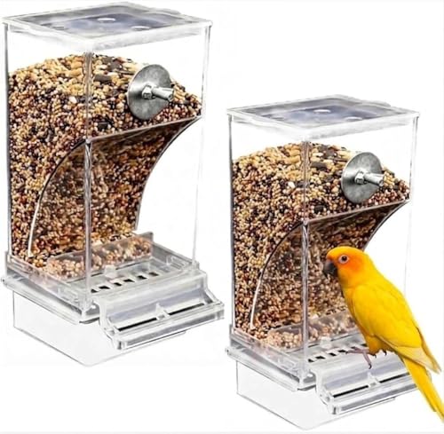 Lot de 2 mangeoires automatiques multifonctionnelles, pour c