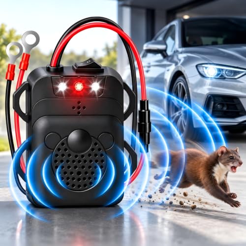 Sycreek Répulsif Anti Martre Voiture Ultrason, Anti Rongeur