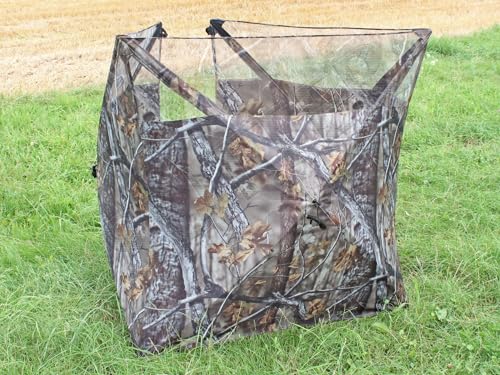 Sutter Tente de camouflage mobile pliable, 125x375 cm, tente