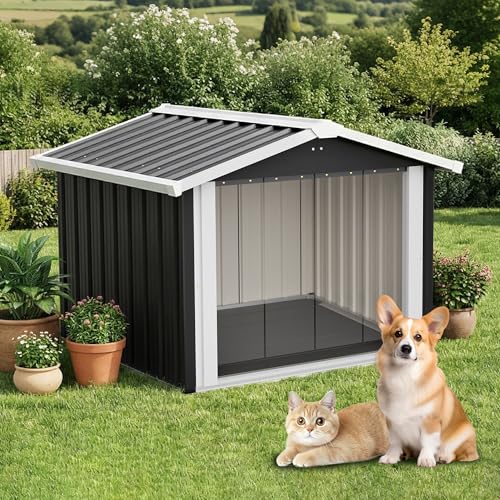Niche pour chien 102 x 91 x 84 cm imperméable – Grande niche