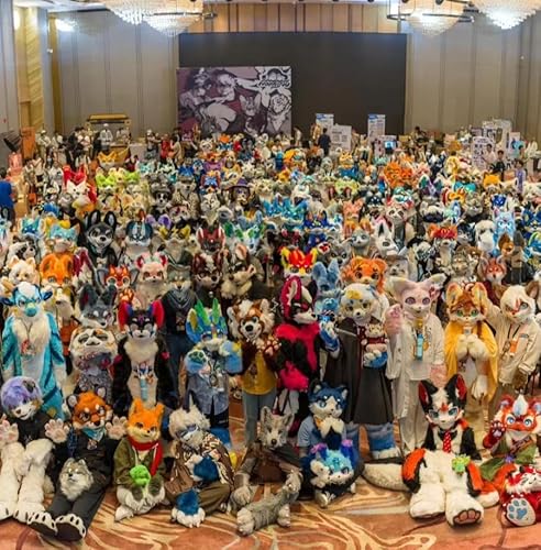 Fursuit de renard professionnel - Costume de mascotte comple